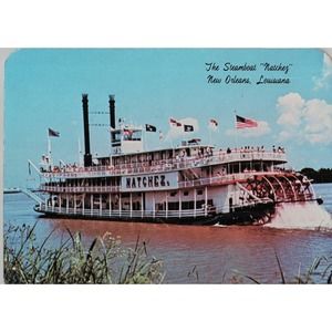 The Steamboat Natchez New Orleans Louisiana USA Cork Back Hot Plate/Wall Plaque